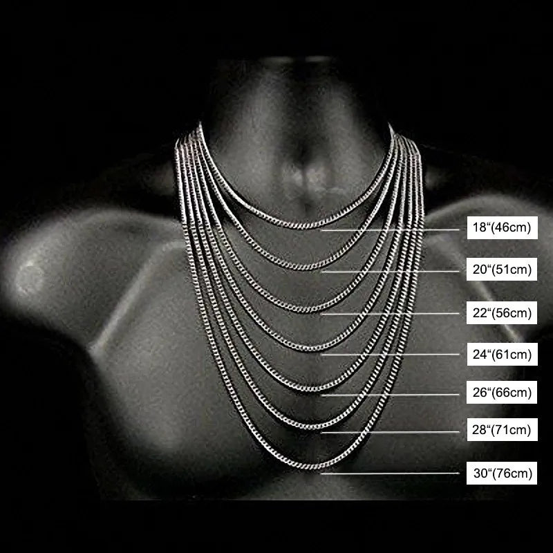 Collier de chaîne à maillons cubains pour hommes en acier inoxydable Couleur or noir Collier ras du cou Bijoux Cadeaux pour lui