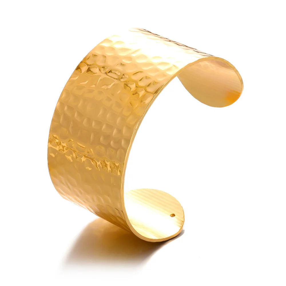 Bracelet manchette fleur Bracelet pour femmes Couleur or Flora Bracelets en acier inoxydable Casting Esthétique Couple Bracelet Bijoux pulseras