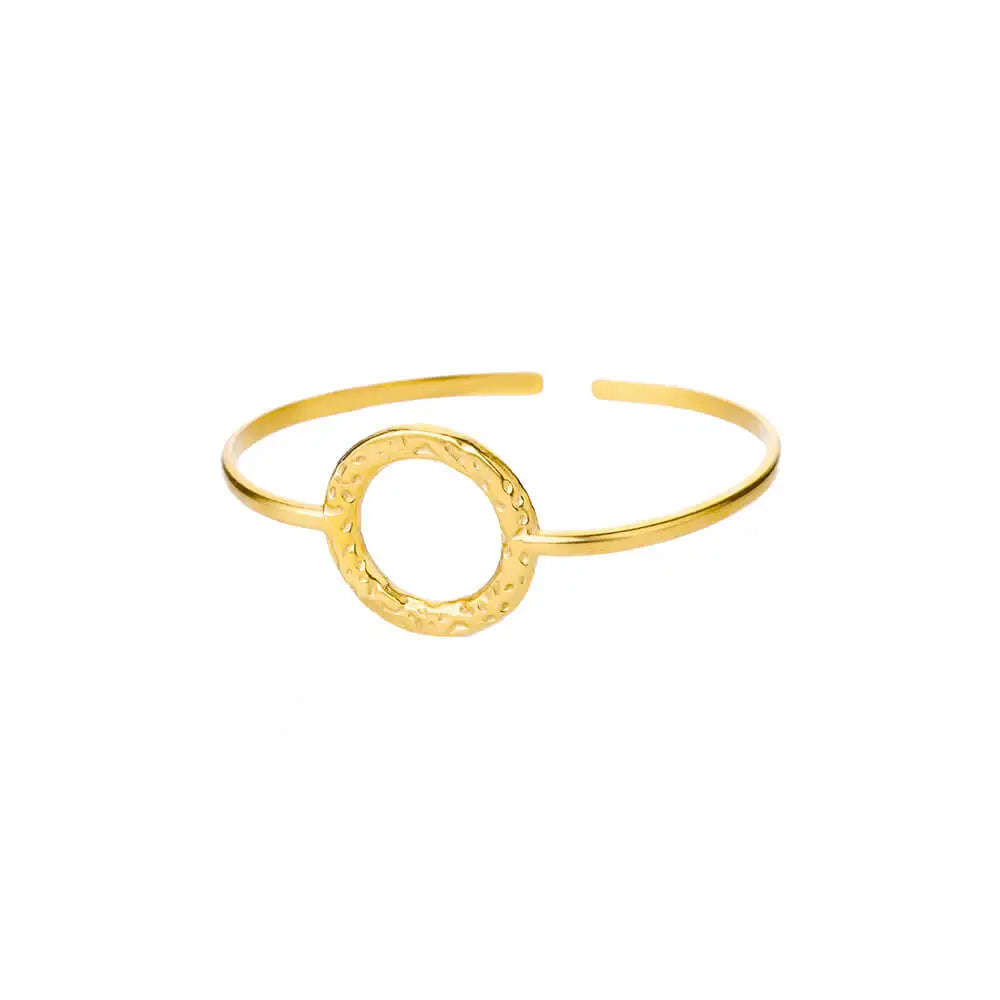 Bracelet manchette fleur Bracelet pour femmes Couleur or Flora Bracelets en acier inoxydable Casting Esthétique Couple Bracelet Bijoux pulseras