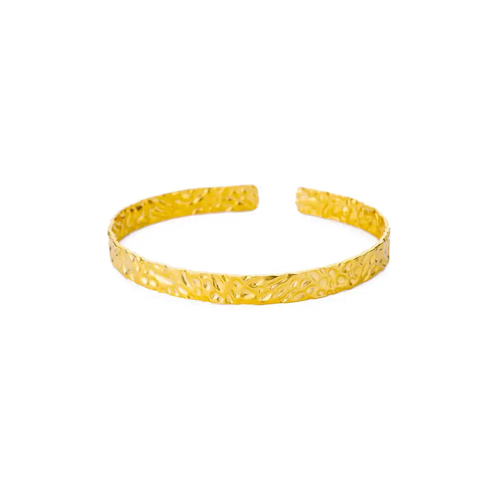 Bracelet manchette fleur Bracelet pour femmes Couleur or Flora Bracelets en acier inoxydable Casting Esthétique Couple Bracelet Bijoux pulseras